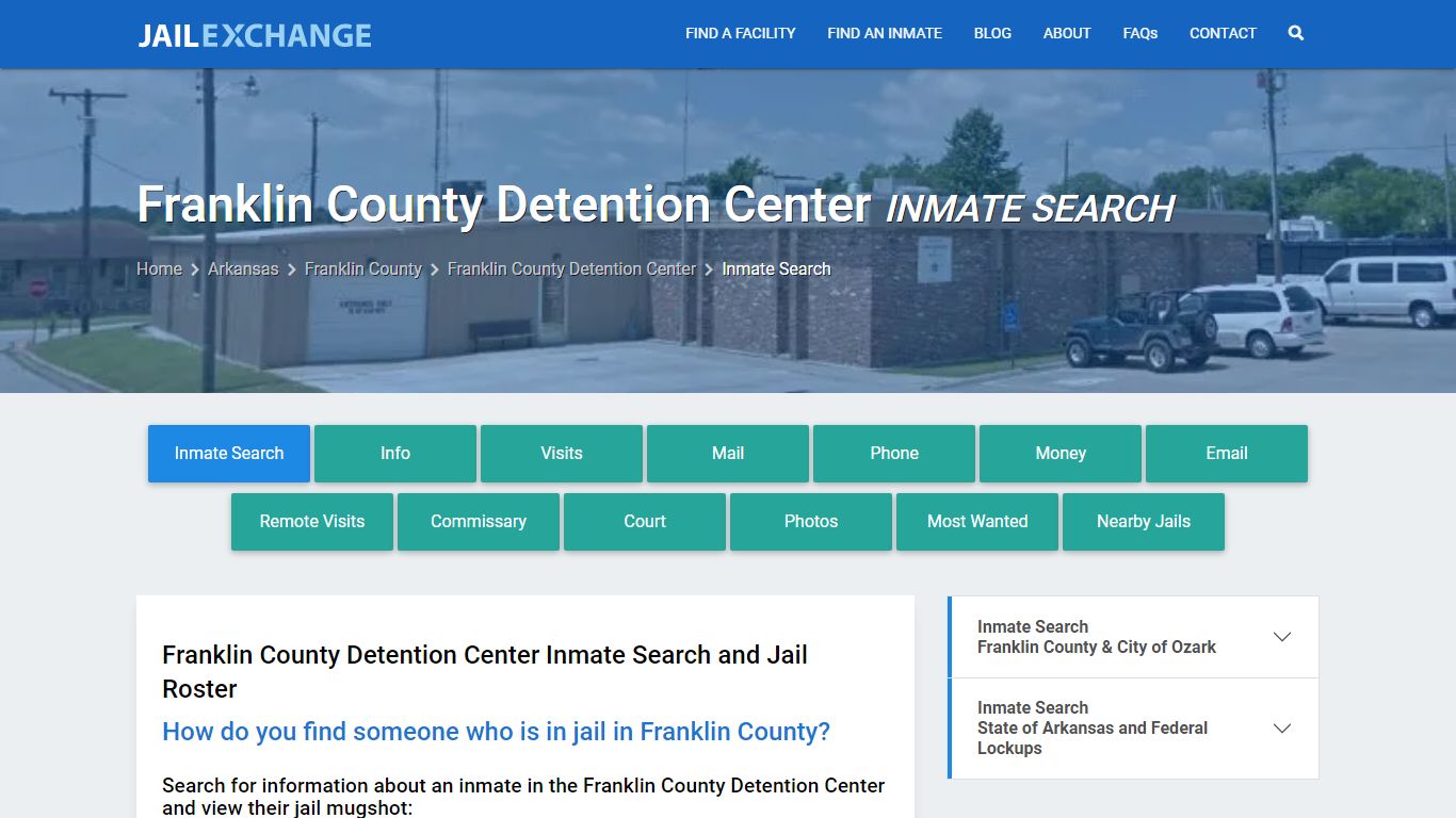 Franklin County Detention Center Inmate Search - Jail Exchange